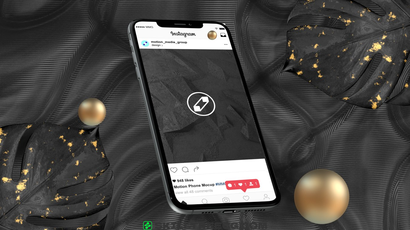 图片[11]-10 Black Phone Mockups（756507）-技能树